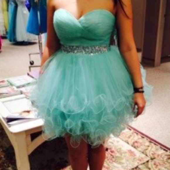 Mint Prom Dress - Picture 4 of 4