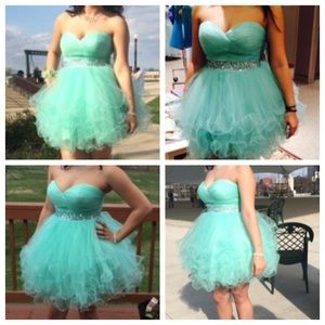 Mint Prom Dress