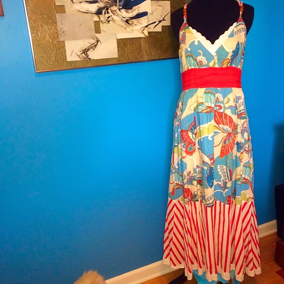 Butterfly Patterned Sundress