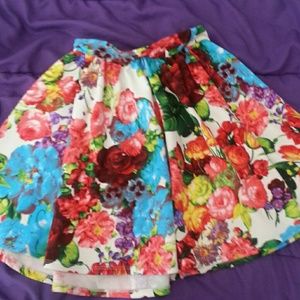 Floral highwaisted  skirt