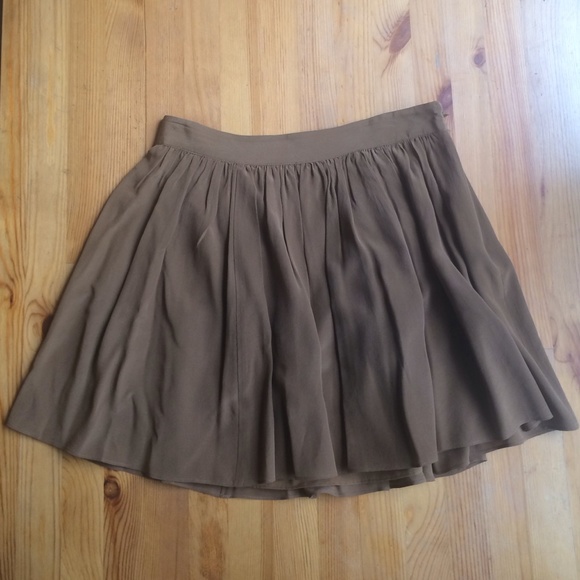 100% Silk Madewell mini skirt