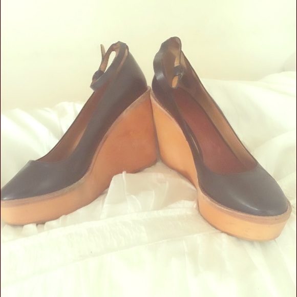 Isabel Marant wooden wedges - Picture 1 of 4