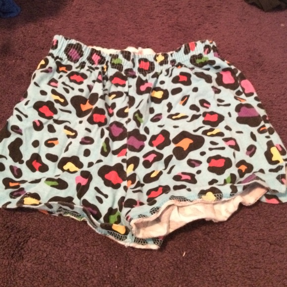 Cheetah print soffe shorts