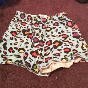 Cheetah print soffe shorts