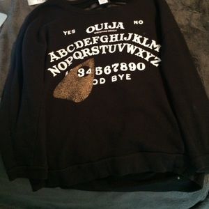 Ouija Board Sweater, ripped back