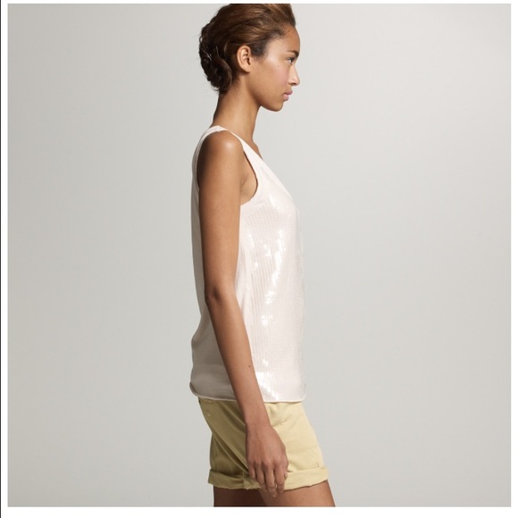 J Crew Sequin Tissue Tank - Picture 2 of 4
