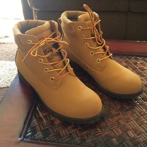 Tan boots