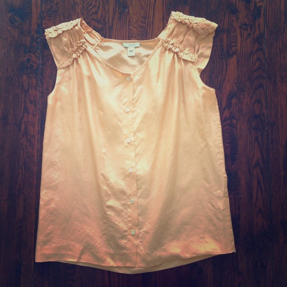 78 j crew tops j crew silk button blouse 78 j crew tops j crew silk button blouse