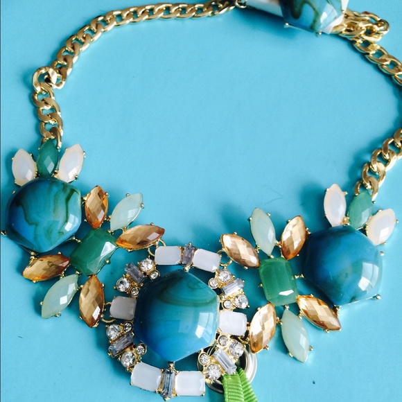 Beautiful Blue Statement Necklace