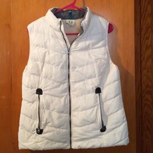 White Puffer Vest