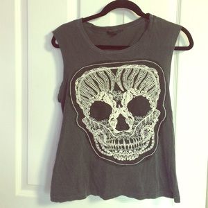 Lacey Skull Tank