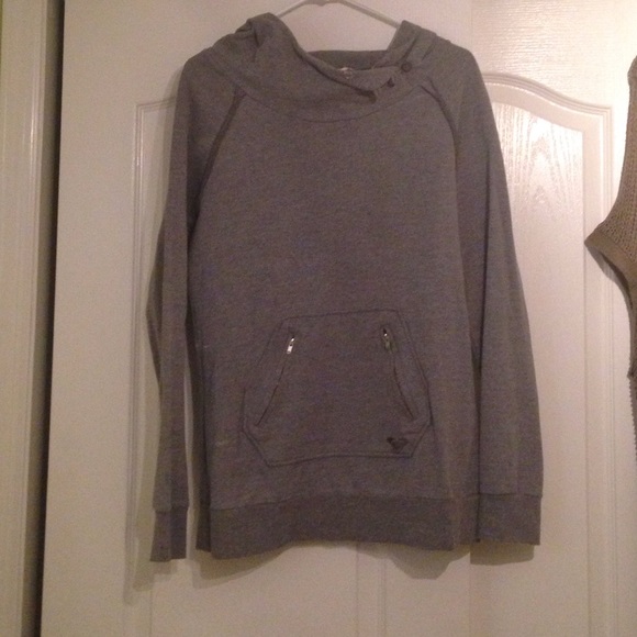 Foxy long grey hoodie