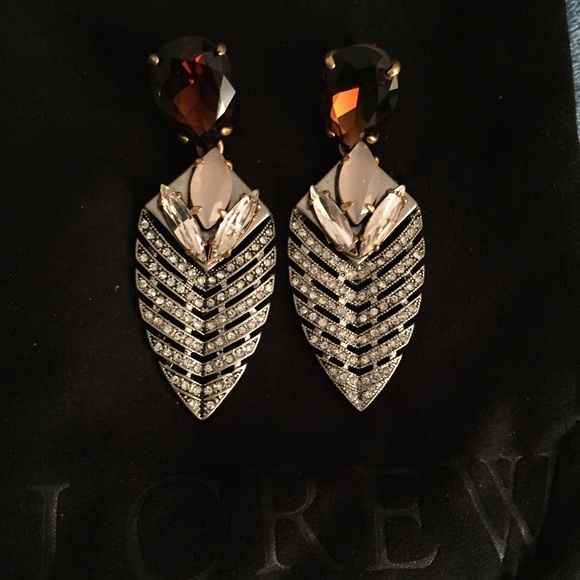 J.Crew Deco Arrowhead Earrings