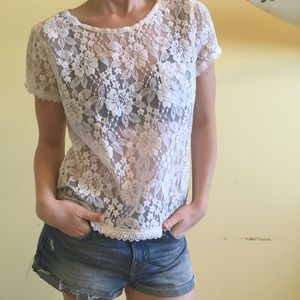 Abercrombie lace shirt
