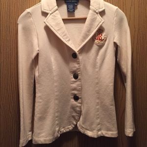Vintage Ralph Lauren Crest Cotton Blazer
