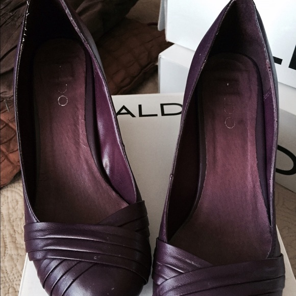 Aldo purple wedges - Picture 2 of 2
