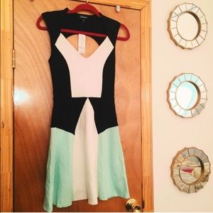 Knit Bebe dress. Never worn/with tags