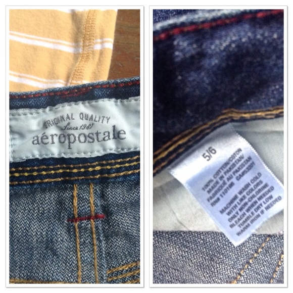 💖 Final Price💖HP🎭 Aeropostale dark denim shorts - Picture 3 of 3