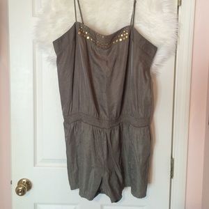 Olive green romper