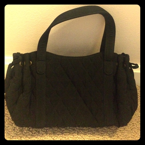 Vera Bradley / black on black / small purse