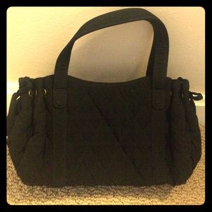 Vera Bradley / black on black / small purse