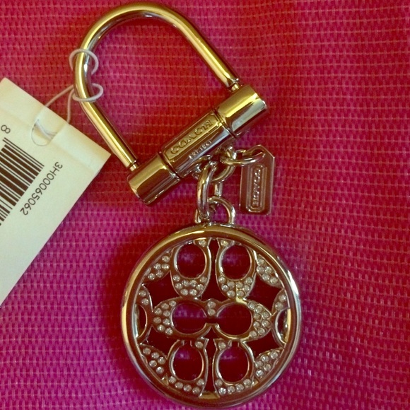 Coach Keychain Key Ring Accessory / new with tag