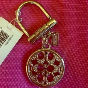 Coach Keychain Key Ring Accessory / new with tag