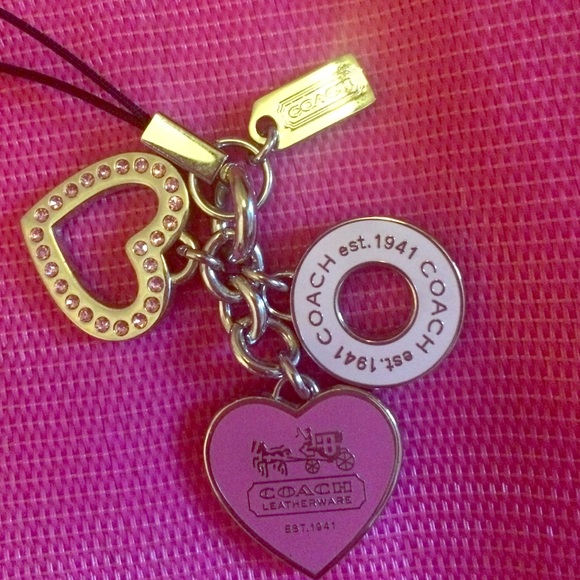 Coach / sparkle dangle / accessory / cell charm