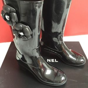 Chanel rainboots