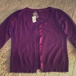 Dark purple cardigan