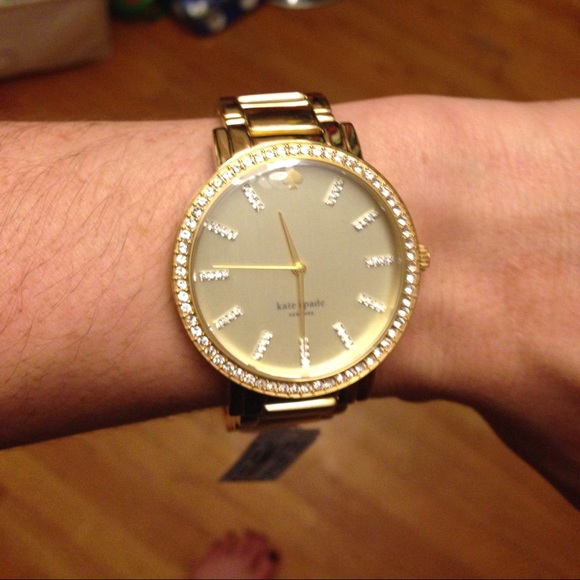 Brand New Kate Spade New York Pave Gold Watch