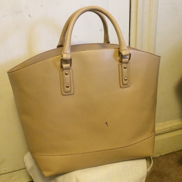 Beige Just Fab handbag
