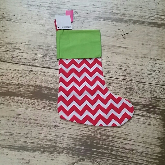 NWT 3 Chevron Christmas Stockings.