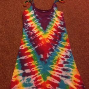 Tie dye skater dress