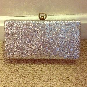 J Crew - cell phone & credit card sparkle clutch!