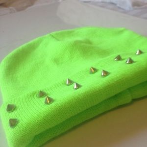 Studded Neon Beanie
