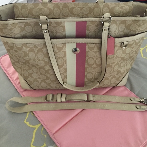 Coach Handbags - Authentic Coach Diaper Bag in good condition