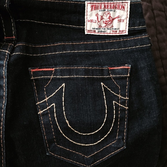 NWOT True Religion Signature dark wash jeans!