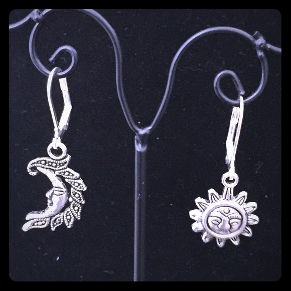Sun & Moon Fashion Earrings.