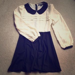 Black and White Babydoll Dress!
