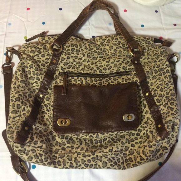 Cheetah Messenger Bag