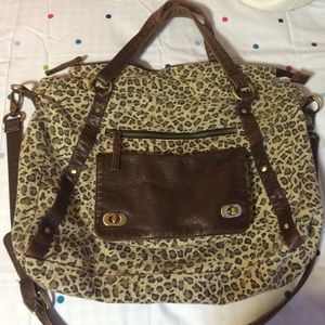 Cheetah Messenger Bag