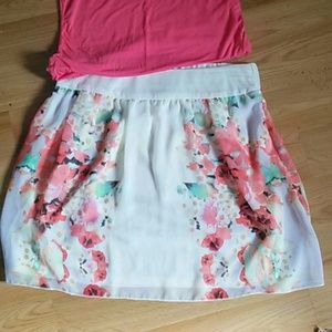 Nice floral skirt