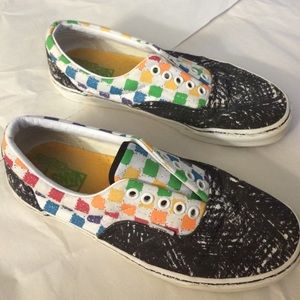 Fun color block Vans