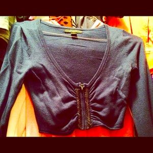 Long sleeve navy cardigan