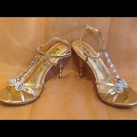 Delicacy Gold Heels
