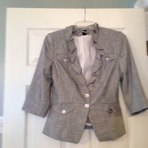 Classy grayish blue jacket