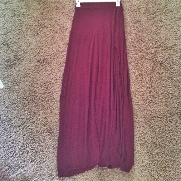 Brandy Melville long Maroon Skirt