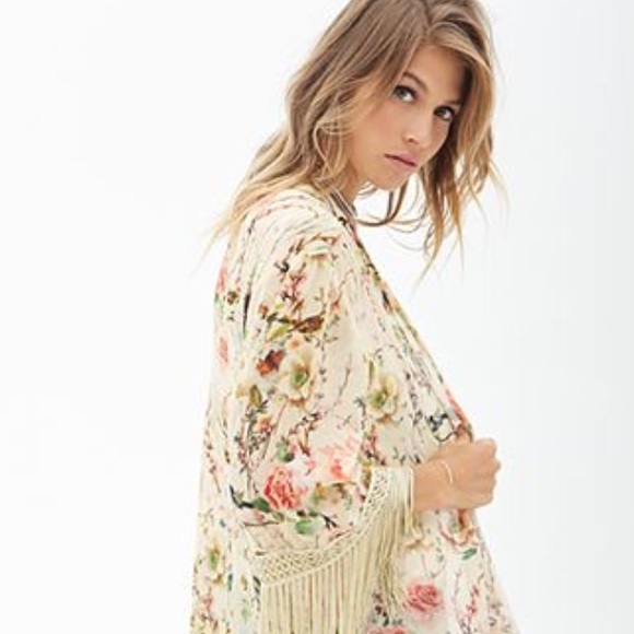 Boho Fringe Kimono