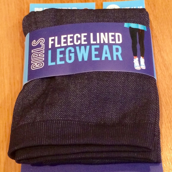 Fleece Lined Leggings fits kids size 10-12